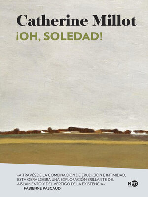 cover image of ¡Oh, soledad!